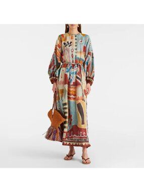 ALEMAIS michelle midi dress